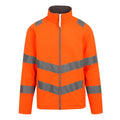 Front - Regatta Mens Pro Contract Ablaze 2 Layer Hi-Vis Soft Shell Jacket