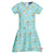 Front - Regatta Baby Girls Peppa Pig Clouds Casual Dress