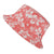 Front - Regatta Childrens/Kids Crow Floral Canvas Bucket Hat