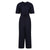 Front - Regatta Womens/Ladies Streap Lightweight Button Front Short-Sleeved Jumpsuit