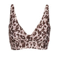 Front - Regatta Womens/Ladies Paloma Leopard Print Bikini Top