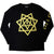 Front - Him Unisex Adult Heartagram Honeycomb Long-Sleeved T-Shirt