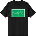 Front - Oasis Unisex Adult Maine Road Football Pitch T-Shirt