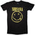 Front - Nirvana Womens/Ladies Yellow Happy Face T-Shirt