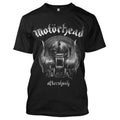 Black - Front - Motorhead Unisex Adult Aftershock T-Shirt