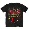 Black - Front - Slipknot Unisex Adult Waves T-Shirt