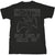 Front - Led Zeppelin Unisex Adult USA 77 T-Shirt