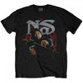 Front - Nas Unisex Adult Red Rose T-Shirt