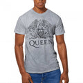 Front - Queen Unisex Adult Crest T-Shirt