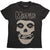 Front - Misfits Unisex Adult Logo & Fiend Cotton T-Shirt