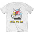 Front - BT21 Unisex Adult Here We Go Cotton T-Shirt