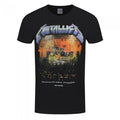 Front - Metallica Unisex Adult Stockholm ´86 Back Print T-Shirt