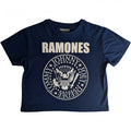 Front - Ramones Womens/Ladies Presidential Seal Crop Top