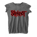 Front - Slipknot Womens/Ladies Burnout Logo T-Shirt