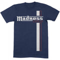 Front - Madness Unisex Adult Stripe Cotton T-Shirt