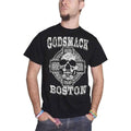 Front - Godsmack Unisex Adult Boston Skull Cotton T-Shirt