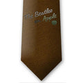 Umber-Silver - Front - The Beatles Unisex Adult On Apple Silk Tie