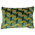 Front - Riva Paoletti Delano Jacquard Velvet Cushion Cover