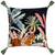 Front - Wylder Midnight Jungle Velvet Tassel Cushion Cover