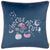 Front - Furn Hocus Pocus Piping Detail Velvet Cushion Cover