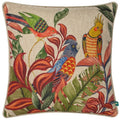 Front - Wylder Akamba Parrot Scene Tropical Cushion Cover