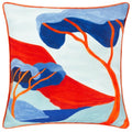 Front - Furn D'Azure Piped Abstract Cushion Cover