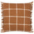 Front - Yard Beni Fringed Checked Cushion Cover