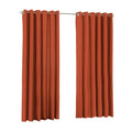 Front - Riva Home Fiji Faux Silk Ringtop Curtains