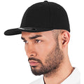 Front - Yupoong Mens Flexfit Double Jersey Cap