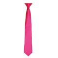 Front - Premier Colours Mens Satin Clip Tie