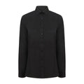 Front - Henbury Womens/Ladies Modern Long Sleeve Oxford Shirt