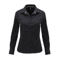 Front - Premier Womens/Ladies Friday Fitted Long-Sleeved Shirt