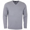 Front - Callaway Mens Ribbed V Neck Merino Sweater