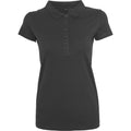 Front - Build Your Brand Womens/Ladies Jersey Polo Shirt