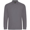 Front - PRORTX Mens Long-Sleeved Polo Shirt