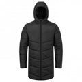 Front - TriDri Mens Microlight Longline Padded Jacket