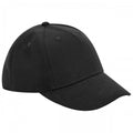 Front - Beechfield Childrens/Kids Organic Cotton 5 Panel Baseball Cap