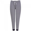 Front - SF Womens/Ladies Striped Lounge Pants