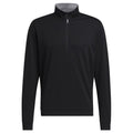 Front - Adidas Mens Elevated Quarter Zip Sweatshirt