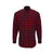 Front - Premier Mens Mulligan Checked Cotton Long-Sleeved Shirt