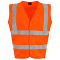 Front - PRORTX Childrens/Kids Hi-Vis Waistcoat