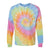 Front - Colortone Tie-Dyed Long Sleeve T-Shirt