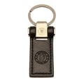 Front - Chelsea FC Crest Leather Keyring