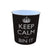 Front - JVL Keep Calm Waste Bin (Pack Of 2)