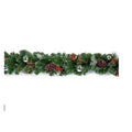 Silver - Back - Premier Christmas Dressed Garland