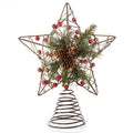 Front - Premier Woodland Star Christmas Tree Topper