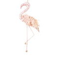 Pink - Front - Premier Flamingo Tree Decoration