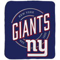 Front - New York Giants Fleece Crest Throw