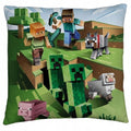 Front - Minecraft Characters Filled Cushion