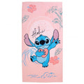 Front - Lilo & Stitch Aloha Beach Towel